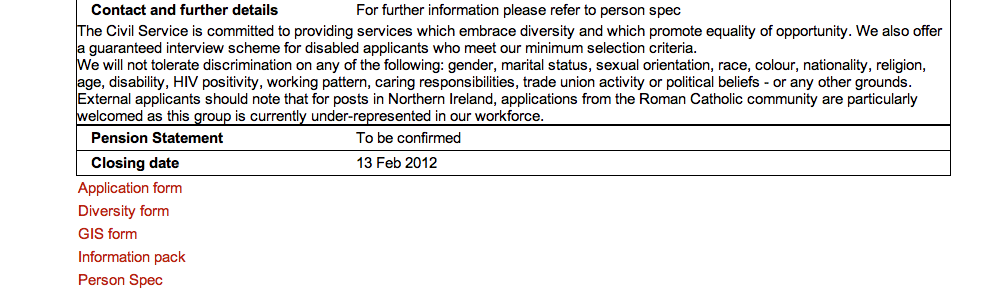 Sample Application Form When Applying For A Job