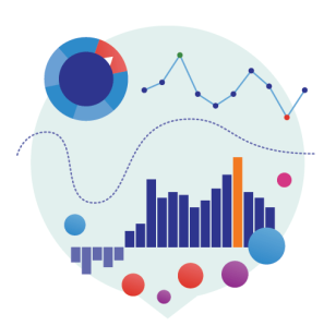 abstract image of graphs