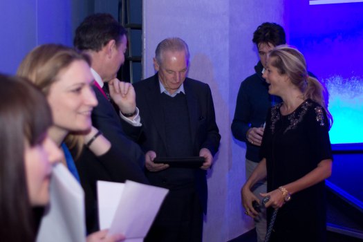 Francis Maude and Martha Lane Fox before speaking