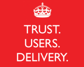 Trust. Users. Delivery.