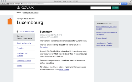 Luxembourg - Foreign Travel Advice - GOV.UK