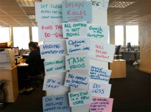 Set of design rules created by the team responsible for producing the alpha of GOV.UK. Many moons later, variants of some of these rules turned up in the GDS Design Principles