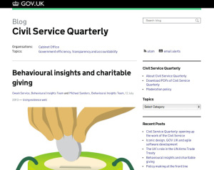 Civil Service Quarterly on GOV.UK