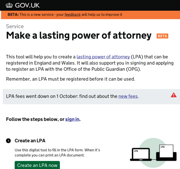 https use lasting power of attorney service gov uk lpa dashboard