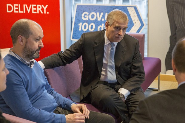 Duke of York visits GDS