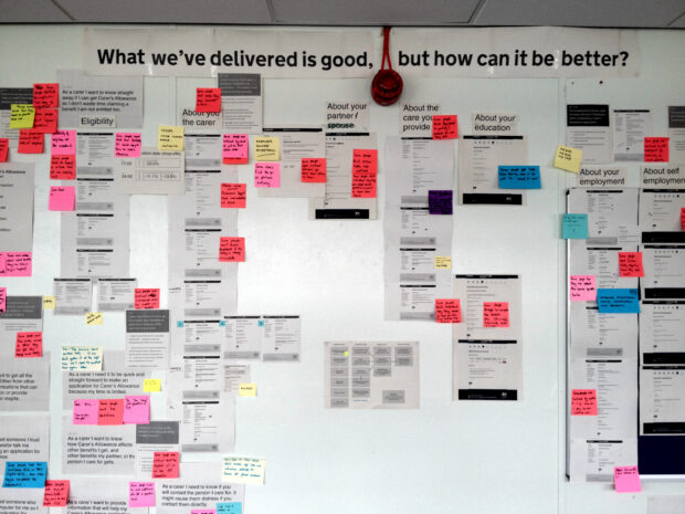 user research wall