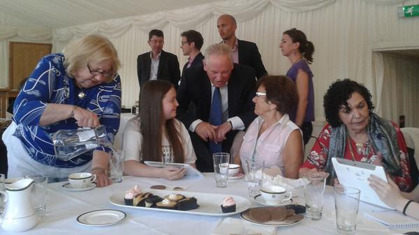 Sir Francis Maude at the EE Techy Tea Party