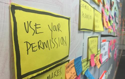 Permission post it notes