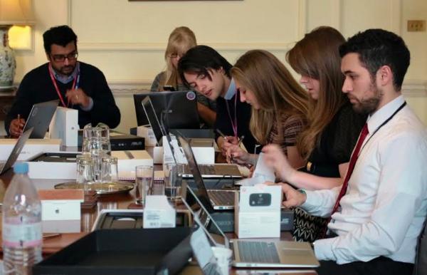 A Cabinet Office team involved in early CTS user research.