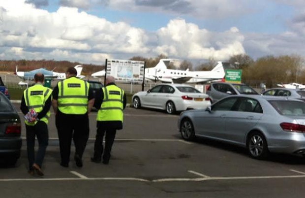 Home Office staff out in the field