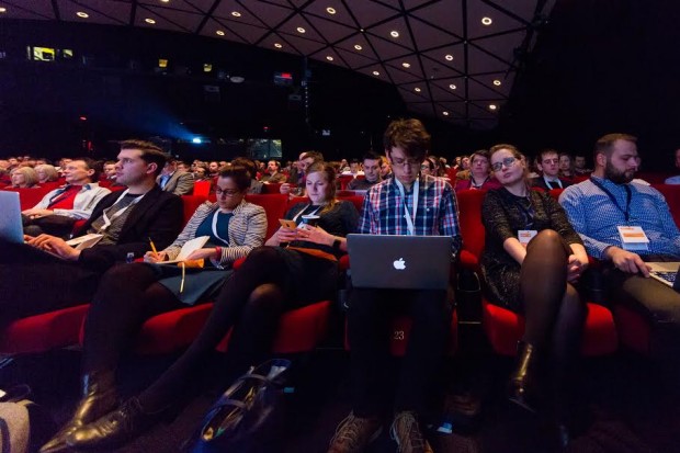 Audience during this morning's sessions