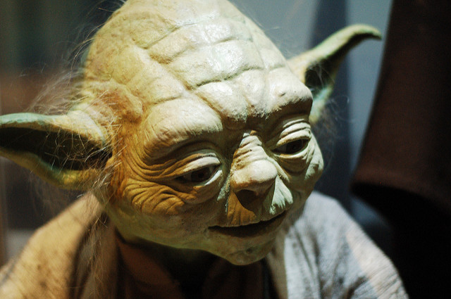 Close up of Yoda (Star Wars)