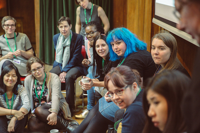 Attendees at the first Women in Digital Government event.