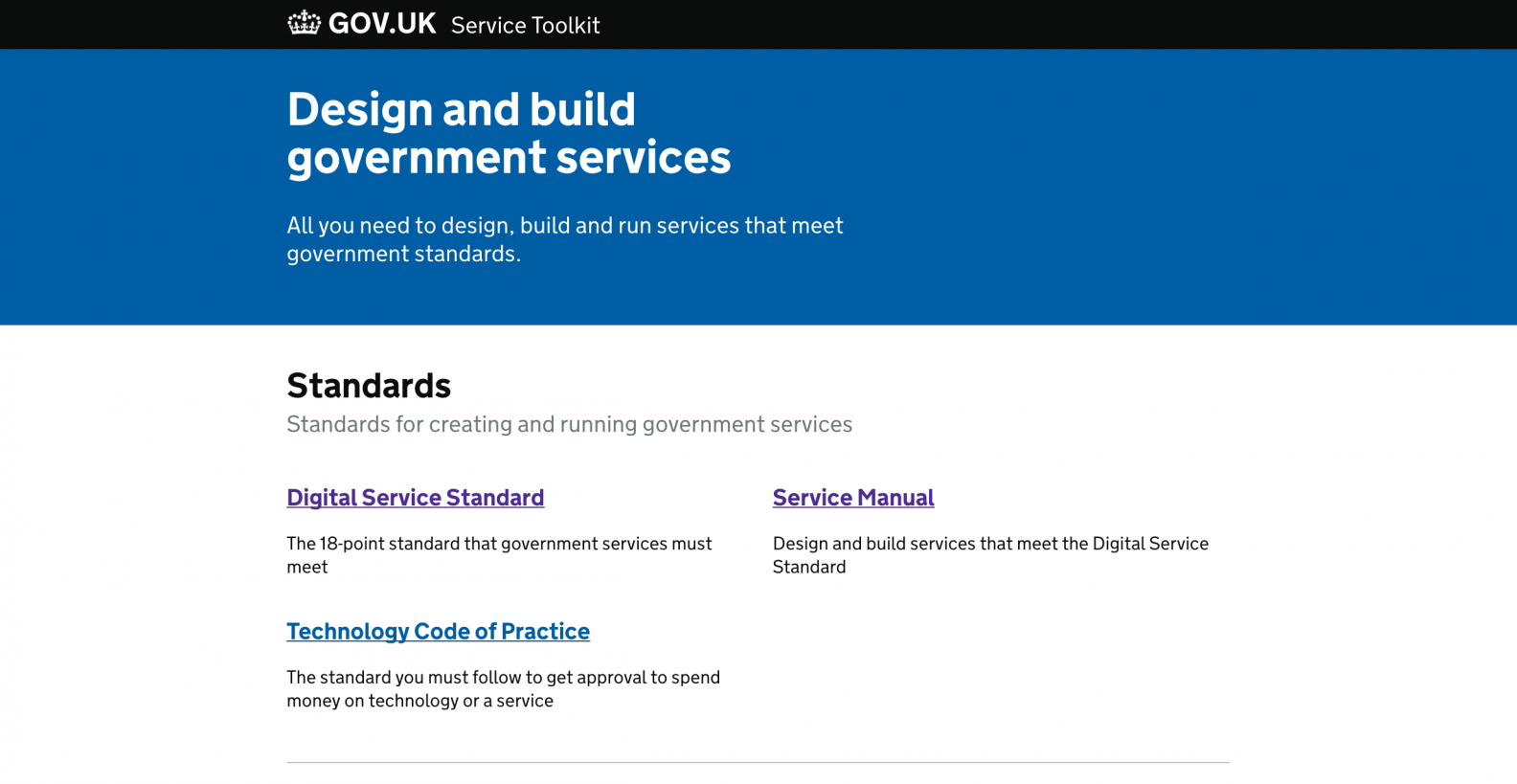 Service Toolkit page