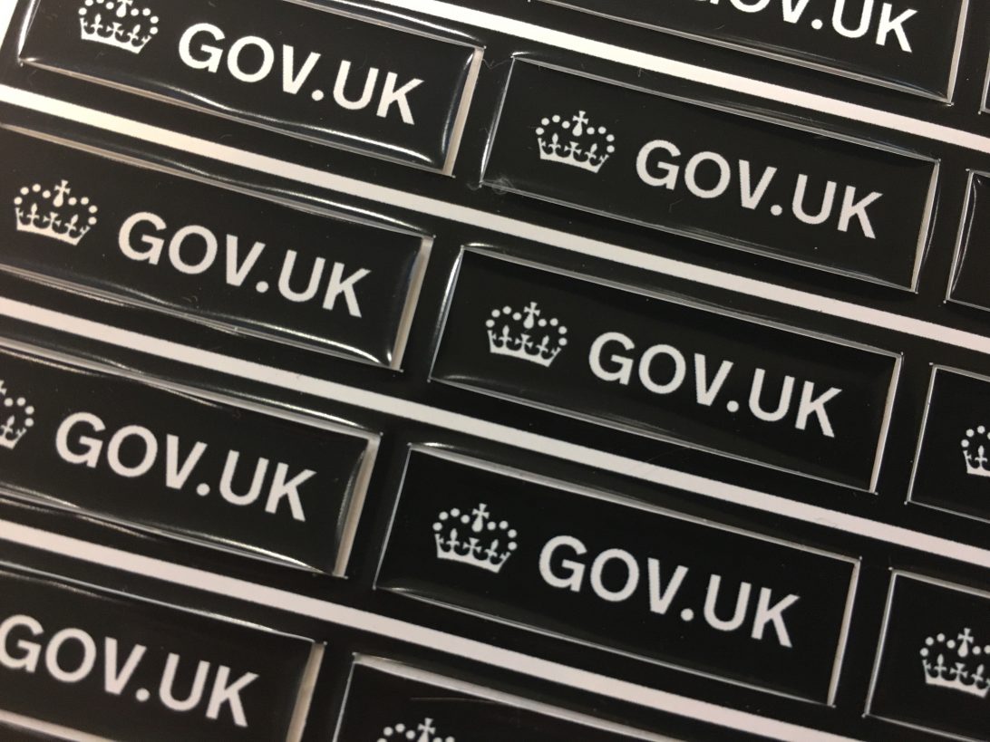 GOV.UK stickers