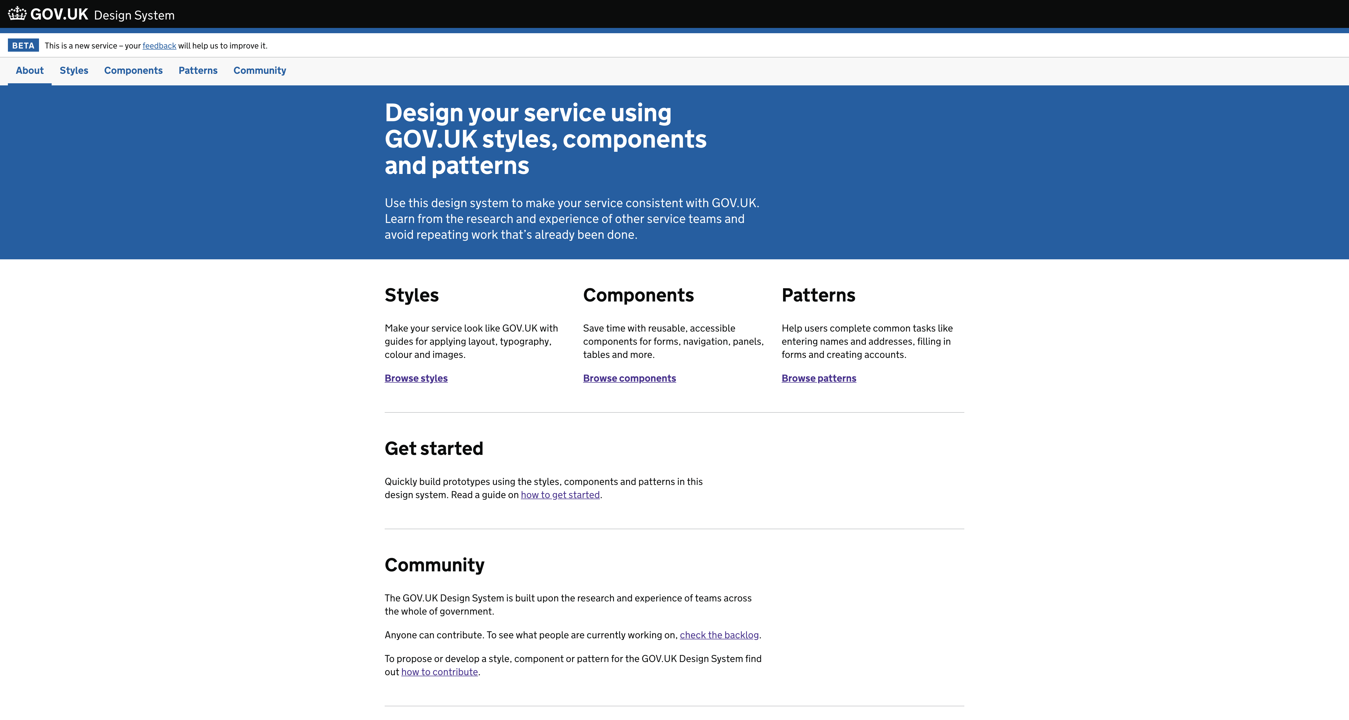 Introducing the GOV.UK Design System - Government Digital Service