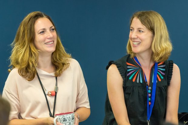 Portrait of Emily Ackroyd and Hazel Hobbs