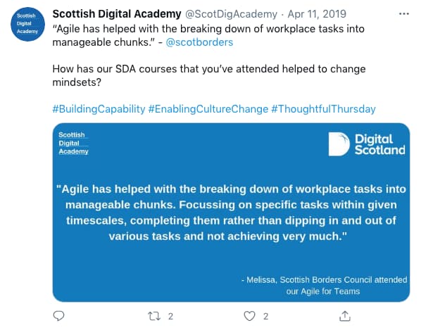 ScotDigAcademy tweeted (tweet content below)