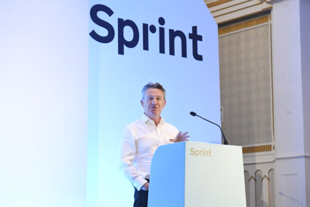 Kevin Cunnington speaking at Sprint Leeds event