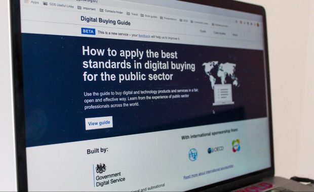 Homepage of the Digital Buying Guide.