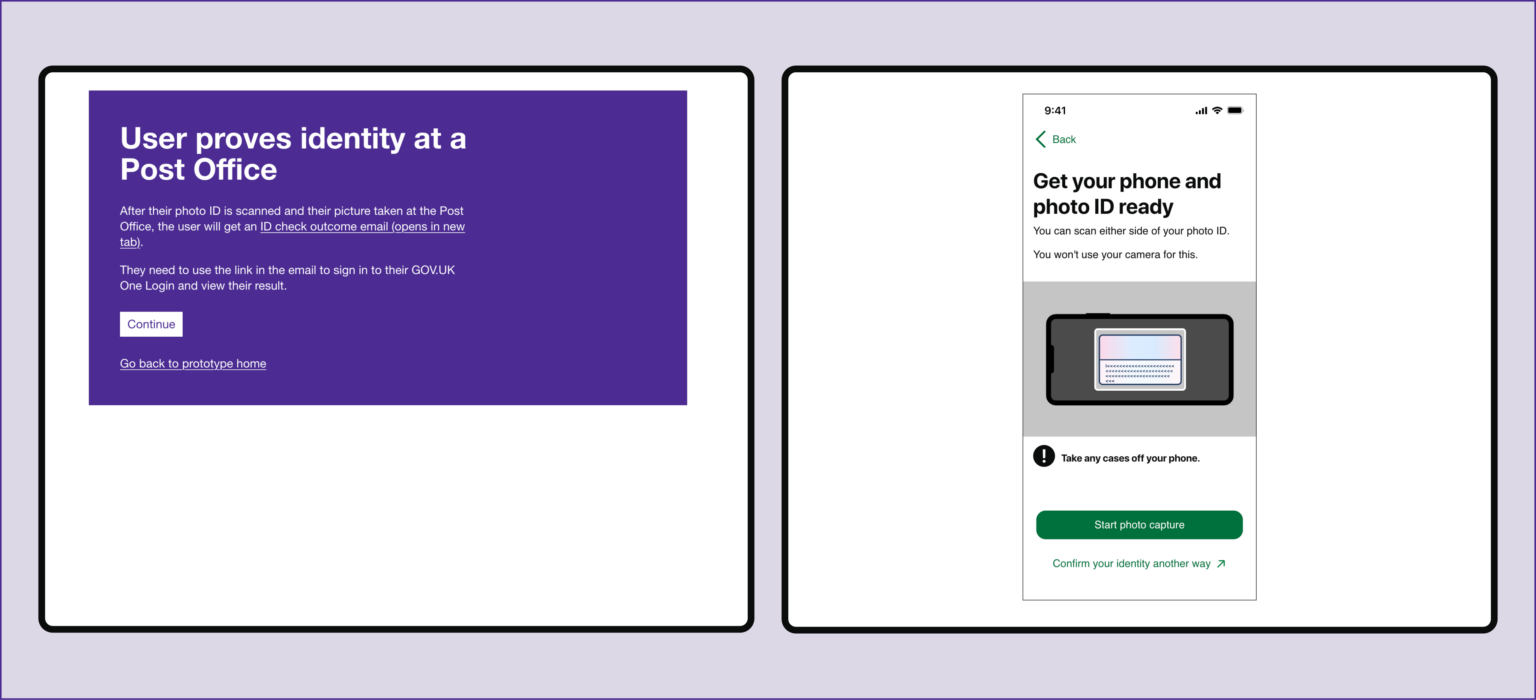 Creating interactive design documentation for GOV.UK One Login ...