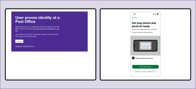 Creating interactive design documentation for GOV.UK One Login ...