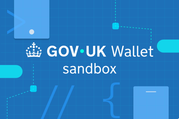 A graphic saying “GOV.UK Wallet sandbox”